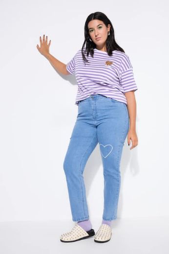 Moda za polnejše Traperice širokih nogavica plus velikost, xxl, Ulla Popken in Johann Popken (JP1880)