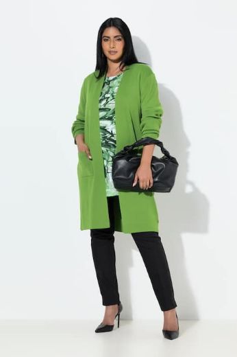 Moda za polnejše Kardigan dugi model s džepovima plus velikost, xxl, Ulla Popken in Johann Popken (JP1880)