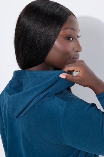 Moda za polnejše Ogrtač s patentnim zatavaračem i kapuljačom plus velikost, xxl, Ulla Popken in Johann Popken (JP1880)