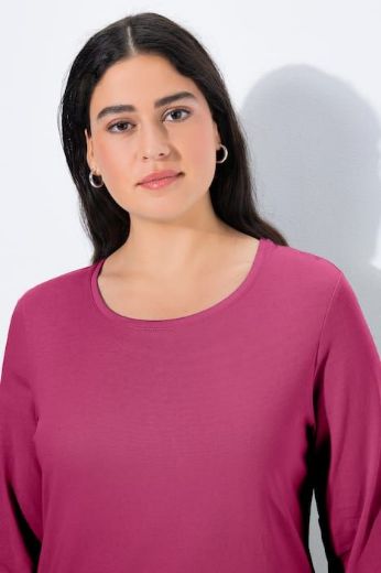 Moda za polnejše Majica dugi rukavi okrugli izrez plus velikost, xxl, Ulla Popken in Johann Popken (JP1880)