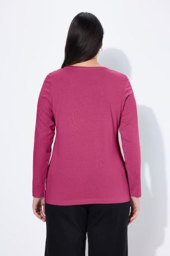 Moda za polnejše Majica dugi rukavi okrugli izrez plus velikost, xxl, Ulla Popken in Johann Popken (JP1880)