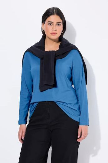 Moda za polnejše Majica dugi rukavi okrugli izrez plus velikost, xxl, Ulla Popken in Johann Popken (JP1880)