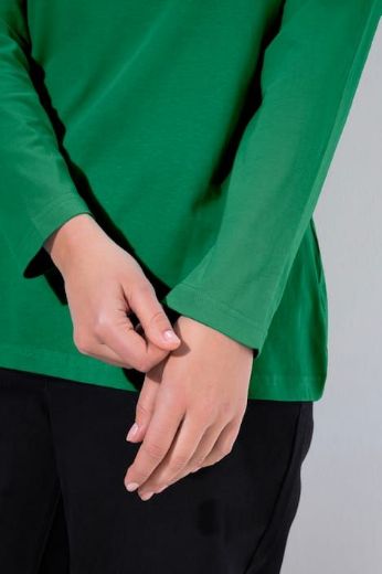 Moda za polnejše Majica dugi rukavi okrugli izrez plus velikost, xxl, Ulla Popken in Johann Popken (JP1880)