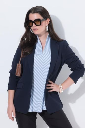 Moda za polnejše Sako s kosim džepovima plus velikost, xxl, Ulla Popken in Johann Popken (JP1880)