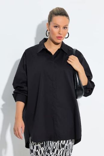 Moda za polnejše Košulja dugih rukava skrivenog kopčanja plus velikost, xxl, Ulla Popken in Johann Popken (JP1880)