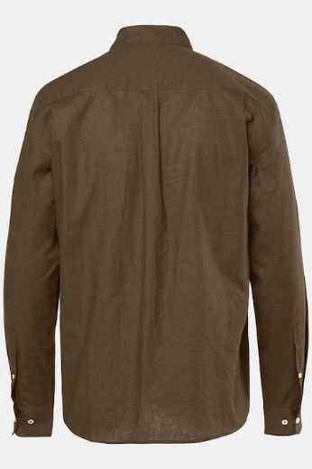 Moda za polnejše Košulja lanena dugih rukava plus velikost, xxl, Ulla Popken in Johann Popken (JP1880)