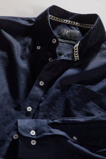 Moda za polnejše Košulja lanena dugih rukava plus velikost, xxl, Ulla Popken in Johann Popken (JP1880)