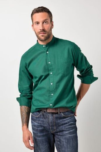 Moda za polnejše Košulja lanena plus velikost, xxl, Ulla Popken in Johann Popken (JP1880)