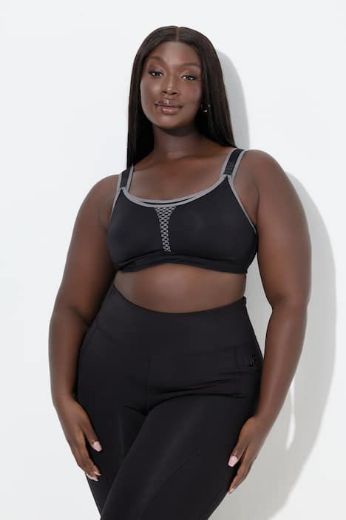 Moda za polnejše Grudnjak sportski s podesivim naramenicama plus velikost, xxl, Ulla Popken in Johann Popken (JP1880)