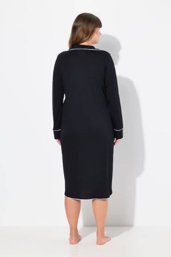 Moda za polnejše Spavaćica V ovratnika dugih rukava plus velikost, xxl, Ulla Popken in Johann Popken (JP1880)