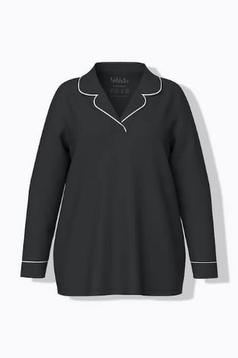 Moda za polnejše Pidžama V ovratnika dugih rukava plus velikost, xxl, Ulla Popken in Johann Popken (JP1880)