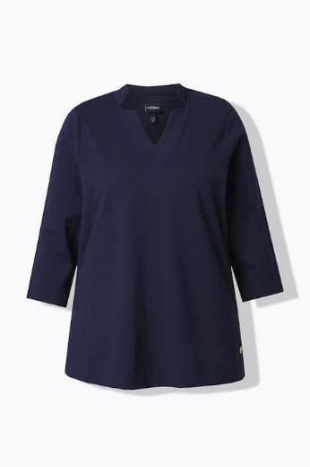 Moda za polnejše Majica V ovratika plus velikost, xxl, Ulla Popken in Johann Popken (JP1880)