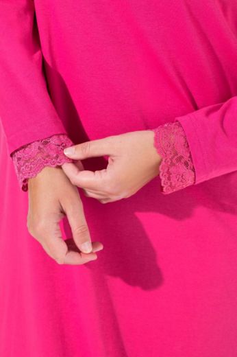 Moda za polnejše Spavaćica s dodatkom ukrasne čipke na oobrubima plus velikost, xxl, Ulla Popken in Johann Popken (JP1880)