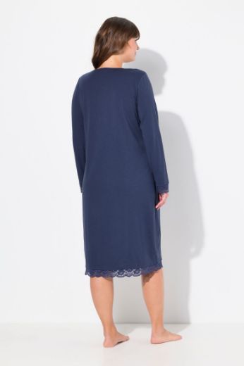 Moda za polnejše Spavaćica s dodatkom ukrasne čipke na oobrubima plus velikost, xxl, Ulla Popken in Johann Popken (JP1880)