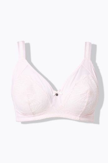 Moda za polnejše Grudnjak bez žice s dekorativnom čipkom plus velikost, xxl, Ulla Popken in Johann Popken (JP1880)