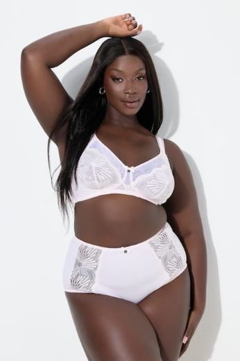 Moda za polnejše Gaćice maxi s dekorativnom čipkom plus velikost, xxl, Ulla Popken in Johann Popken (JP1880)