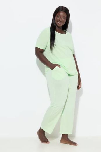 Moda za polnejše Pidžama s kratkim rukavima i dugim nogavicama plus velikost, xxl, Ulla Popken in Johann Popken (JP1880)