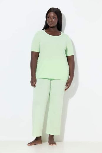 Moda za polnejše Pidžama s kratkim rukavima i dugim nogavicama plus velikost, xxl, Ulla Popken in Johann Popken (JP1880)