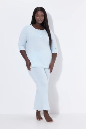 Moda za polnejše Pidžama dugih rukava i dugih nogavica plus velikost, xxl, Ulla Popken in Johann Popken (JP1880)