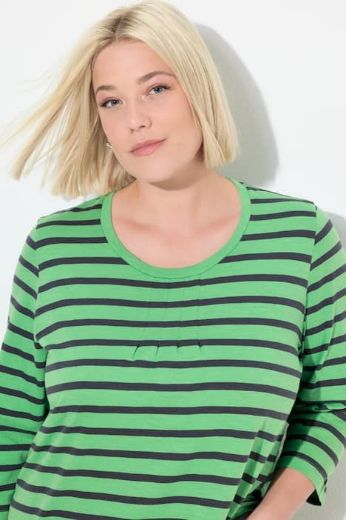 Moda za polnejše Majica 3/4 rukava A kroja plus velikost, xxl, Ulla Popken in Johann Popken (JP1880)
