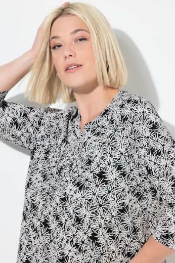 Moda za polnejše Majica 3/4 rukava okruglog ovratnika plus velikost, xxl, Ulla Popken in Johann Popken (JP1880)