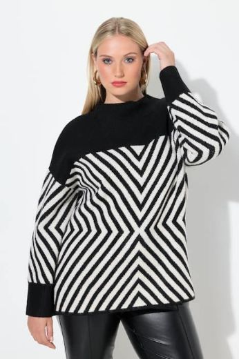 Moda za polnejše Pulover povišenog ovratnika plus velikost, xxl, Ulla Popken in Johann Popken (JP1880)