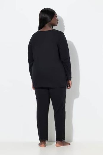 Moda za polnejše Pidžama dugih rukava i dugih nogavica plus velikost, xxl, Ulla Popken in Johann Popken (JP1880)