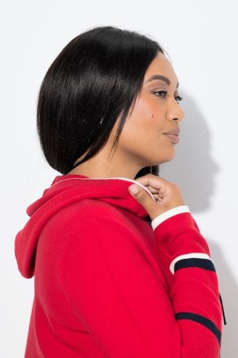 Moda za polnejše Pulover dugih rukava na pruge plus velikost, xxl, Ulla Popken in Johann Popken (JP1880)