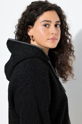 Moda za polnejše Majica dugih rukava s patentnim zatvaračem i kapuljačom plus velikost, xxl, Ulla Popken in Johann Popken (JP1880)