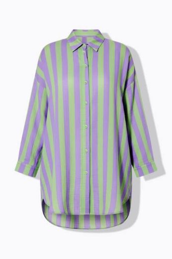 Moda za polnejše Košulja od muslina na pruge plus velikost, xxl, Ulla Popken in Johann Popken (JP1880)