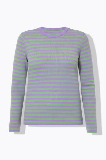 Moda za polnejše Majica dugih rukava na pruge plus velikost, xxl, Ulla Popken in Johann Popken (JP1880)