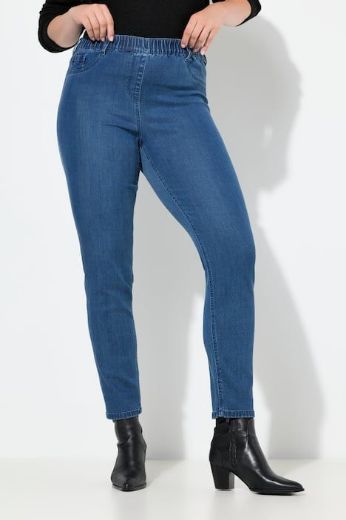 Moda za polnejše Hlače traper s pet džepova plus velikost, xxl, Ulla Popken in Johann Popken (JP1880)