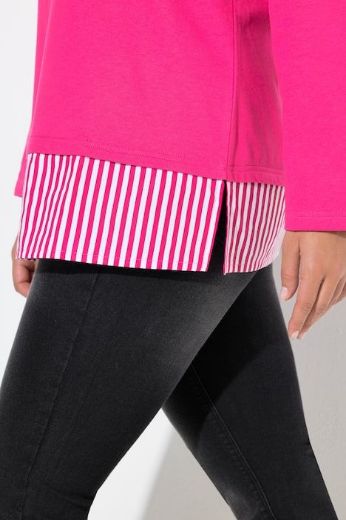 Moda za polnejše Majica dugih rukava okruglog ovratnika plus velikost, xxl, Ulla Popken in Johann Popken (JP1880)