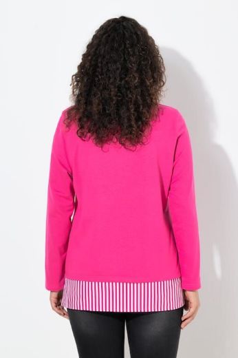 Moda za polnejše Majica dugih rukava okruglog ovratnika plus velikost, xxl, Ulla Popken in Johann Popken (JP1880)