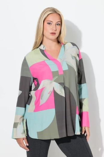 Moda za polnejše Bluza dugih rukava A kroja plus velikost, xxl, Ulla Popken in Johann Popken (JP1880)