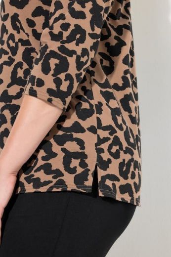 Moda za polnejše Majica 3/4 rukava V ovratnika plus velikost, xxl, Ulla Popken in Johann Popken (JP1880)