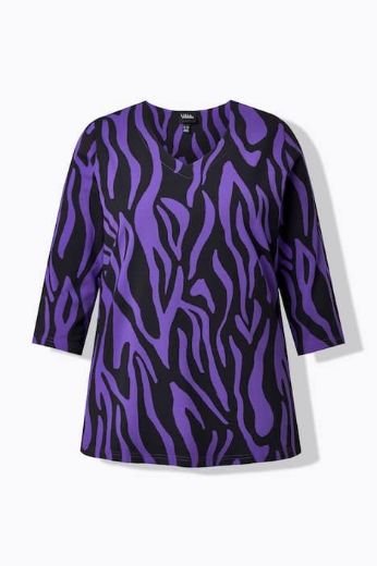 Moda za polnejše Majica 3/4 rukava V ovratnika plus velikost, xxl, Ulla Popken in Johann Popken (JP1880)