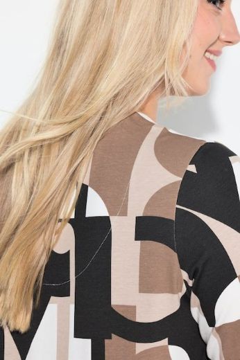 Moda za polnejše Majica 3/4 rukava plus velikost, xxl, Ulla Popken in Johann Popken (JP1880)