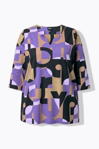 Moda za polnejše Majica 3/4 rukava plus velikost, xxl, Ulla Popken in Johann Popken (JP1880)