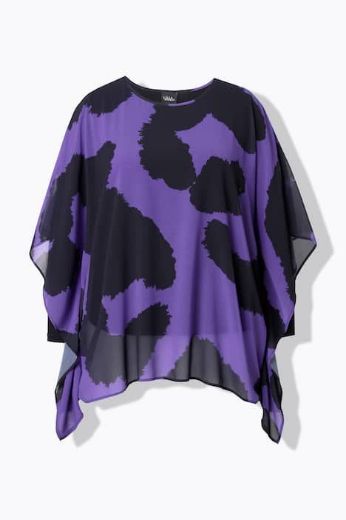 Moda za polnejše Tunika 3/4 rukava šireg kroja plus velikost, xxl, Ulla Popken in Johann Popken (JP1880)