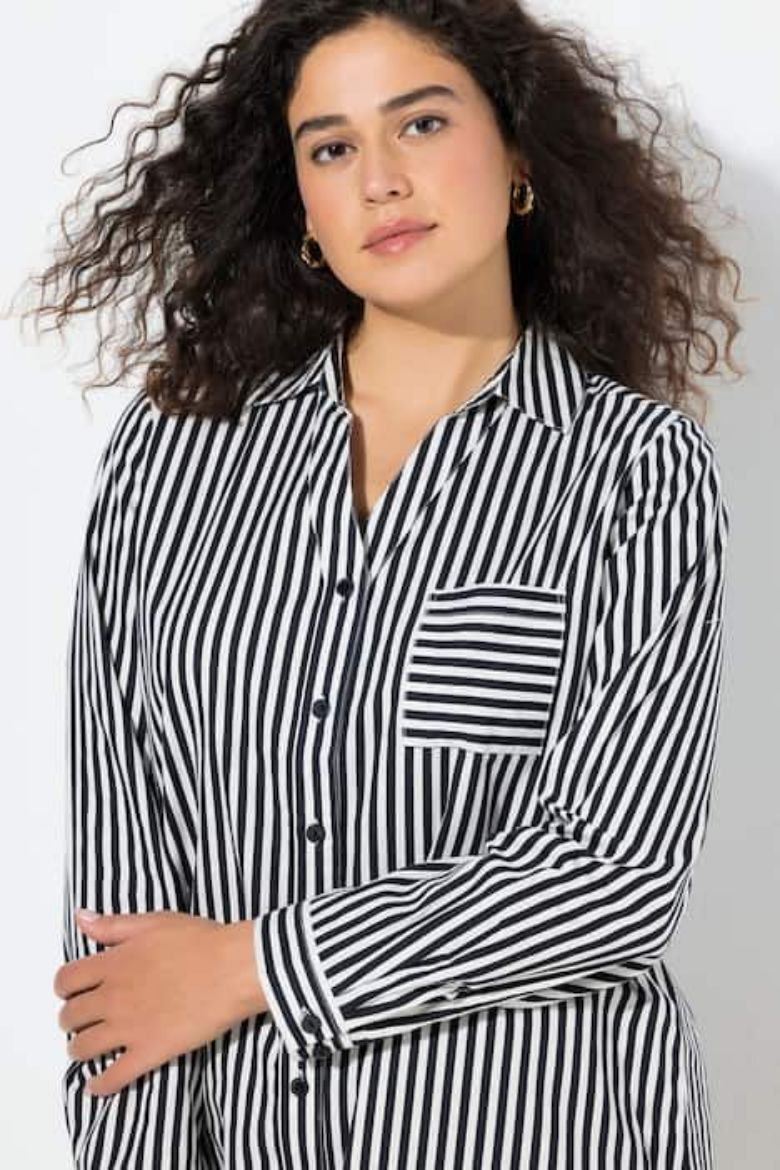 Moda za polnejše Košulja dugih rukava dužeg kroja plus velikost, xxl, Ulla Popken in Johann Popken (JP1880)