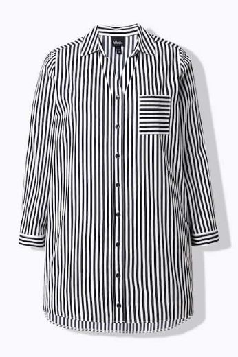 Moda za polnejše Košulja dugih rukava dužeg kroja plus velikost, xxl, Ulla Popken in Johann Popken (JP1880)