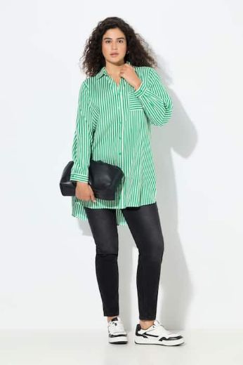 Moda za polnejše Košulja dugih rukava dužeg kroja plus velikost, xxl, Ulla Popken in Johann Popken (JP1880)