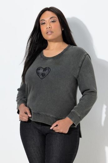 Moda za polnejše Majica dugih rukava plus velikost, xxl, Ulla Popken in Johann Popken (JP1880)