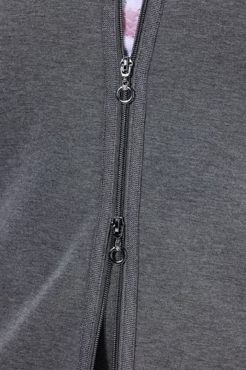 Moda za polnejše Majica dugih rukava s patentnim zatvaračem plus velikost, xxl, Ulla Popken in Johann Popken (JP1880)