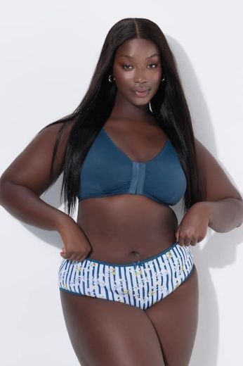 Moda za polnejše Gaćice midi 5 komada plus velikost, xxl, Ulla Popken in Johann Popken (JP1880)