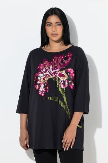 Moda za polnejše Majica 3/4 rukava dužeg A kroja plus velikost, xxl, Ulla Popken in Johann Popken (JP1880)