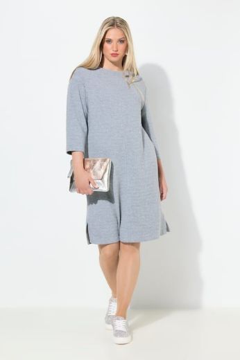 Moda za polnejše Haljina midi 3/4 rukava plus velikost, xxl, Ulla Popken in Johann Popken (JP1880)