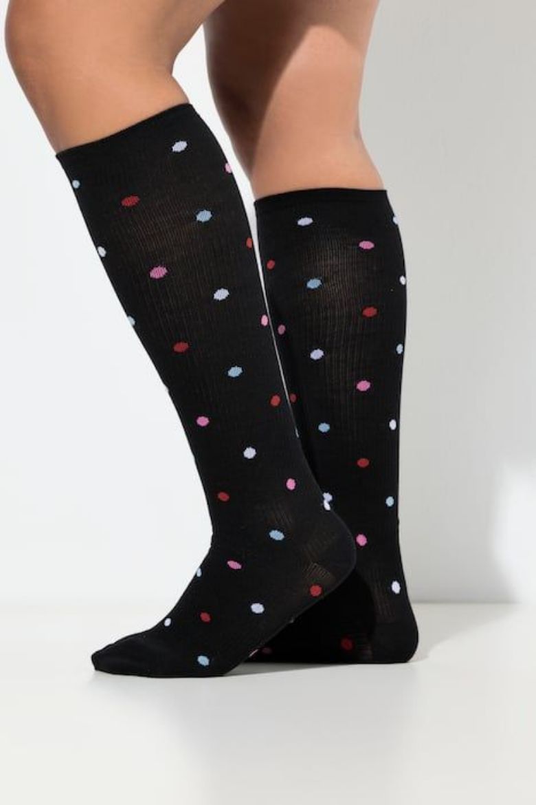 Moda za polnejše Čarape kompresijske plus velikost, xxl, Ulla Popken in Johann Popken (JP1880)