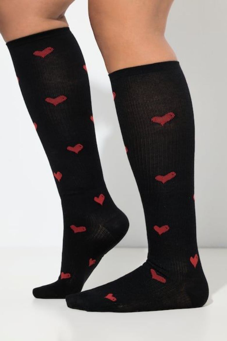 Moda za polnejše Čarape kompresijske plus velikost, xxl, Ulla Popken in Johann Popken (JP1880)